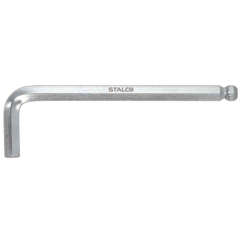 ball-end-hex-key-2-mm-imbus-crv-stalco-s-48372.jpg Cheie imbus hexagonală cu capăt sferic 2 mm CrV S-48372 - imagine 1