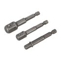 Adaptor extensie 3 buc 1/4˝, 3/8˝, 1/2˝ S-76958