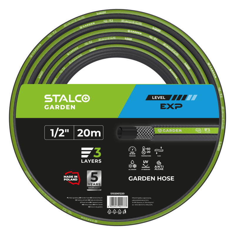 garden-hose-1-2-20m-exp-stalco-garden-s102061220.png Furtun de grădină 1/2″ 20m EXP STALCO GARDEN S102061220 - imagine 1