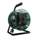 Prelungitor retractabil 20m, IP44,16A/3680W, 3X1,5mm2 STALCO S-46600