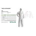 Combinezon SMS alb XL STALCO S-47895 - imagine 3
