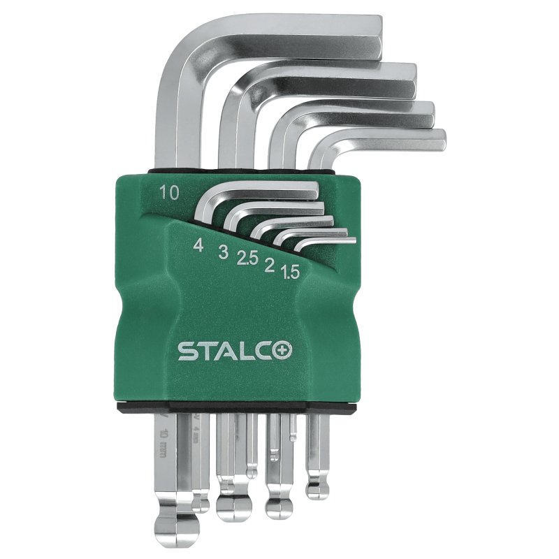 short-hexagonal-wrenches-ball-head-set-9pcs-crv-h15-h2-h25-h3-h4-h5-h6-h8-h10-stalco-s-48368.png Set chei hexagonale 1.5-10MM (9 elemente) S-48368 - imagine 1